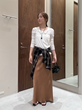 「2.718（ニーテンナナイチハチ）のアイテム」を使った、ggsachiさん（レディース・158cm）の夏コーディネート