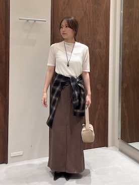 「2.718（ニーテンナナイチハチ）のアイテム」を使った、ggsachiさん（レディース・158cm）の夏コーディネート
