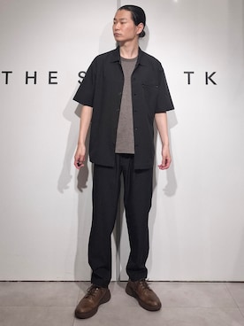 「THE SHOP TK （ザ ショップ ティーケー ）のアイテム（シャツ/ブラウス）」を使った、aoi0326さん（メンズ・173cm）の夏コーディネート