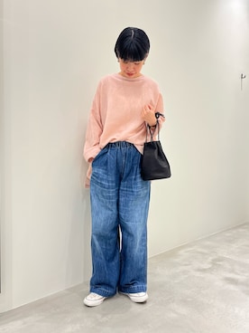 「アイテム（その他雑貨、ブラック系）」を使った、ichiさん（レディース・158cm）の秋コーディネート