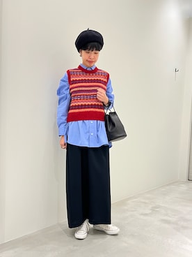 「アイテム（その他雑貨、ブラック系）」を使った、ichiさん（レディース・158cm）の秋コーディネート