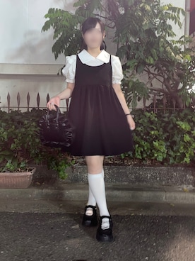 「MARY QUANT（マリークワント）のアイテム」を使った、陽立 ひとえさん（レディース・156cm）の夏コーディネート