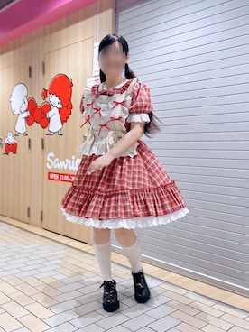 「axes femme（アクシーズファム）のアイテム」を使った、陽立 ひとえさん（レディース・156cm）の夏コーディネート
