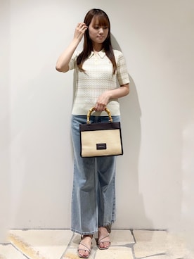 「OPAQUE.CLIP（オペークドットクリップ）のアイテム」を使った、miaさん（レディース・155cm）の夏コーディネート