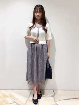 「index（インデックス）のアイテム」を使った、miaさん（レディース・155cm）の夏コーディネート