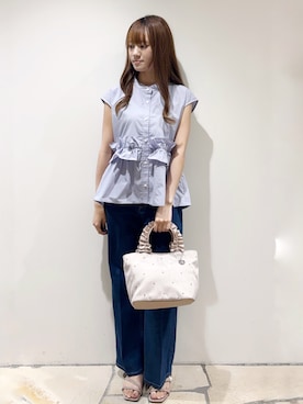 「index（インデックス）のアイテム」を使った、miaさん（レディース・155cm）の夏コーディネート