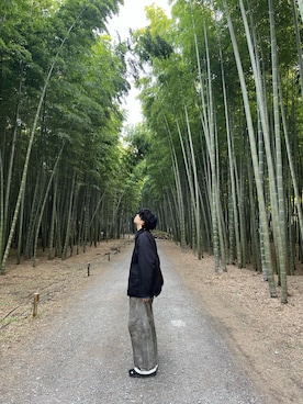 「Barbour（バブアー）のアイテム（ブルゾン）」を使った、tty290831さん（メンズ・183cm）の春コーディネート