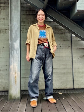 ビームスクチュールさん(レディース・152cm)の夏コーディネート