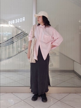 「ROSE BUD（ローズバッド）のアイテム（トップス）」を使った、pi001118さん（レディース・164cm）の春コーディネート