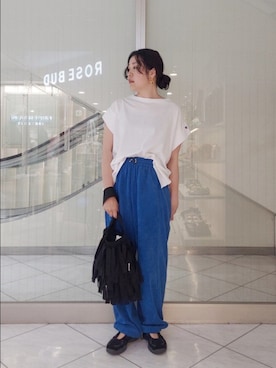 「FILA（フィラ）のアイテム」を使った、pi001118さん（レディース・164cm）の春コーディネート