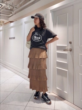 「ASICS（アシックス）のアイテム」を使った、pi001118さん（レディース・164cm）の夏コーディネート