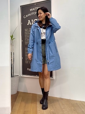 「AIGLE（エーグル）のアイテム」を使った、tsukiさん（レディース・171cm）の春コーディネート