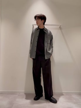 「GLOBAL WORK（グローバルワーク）のアイテム（シャツ/ブラウス）」を使った、toshi10550さん（メンズ・174cm）の秋コーディネート