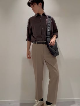 「GLOBAL WORK（グローバルワーク）のアイテム（スニーカー）」を使った、toshi10550さん（メンズ・174cm）の秋コーディネート