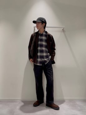 「GLOBAL WORK（グローバルワーク）のアイテム（キャップ）」を使った、toshi10550さん（メンズ・174cm）の秋コーディネート