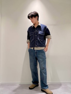 「GLOBAL WORK（グローバルワーク）のアイテム（パンツ）」を使った、toshi10550さん（メンズ・174cm）の夏コーディネート