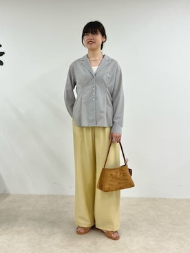 「fredy emue（フレディエミュ）のアイテム」を使った、fukamiiiさん（レディース・165cm）の春コーディネート