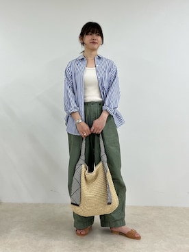 「fredy emue（フレディエミュ）のアイテム」を使った、fukamiiiさん（レディース・165cm）の春コーディネート