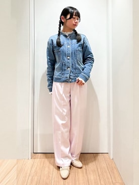 「grove（グローブ）のアイテム（パンツ）」を使った、memeさん（レディース・149cm）の冬コーディネート