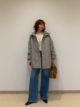 「upperhights（アッパーハイツ）のアイテム」を使った、RIOさん（レディース・161cm）の秋コーディネート