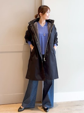 「SOMETHING（サムシング）のアイテム」を使った、yamakoさん（レディース・154cm）の秋コーディネート