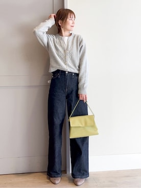 「SOMETHING（サムシング）のアイテム」を使った、yamakoさん（レディース・154cm）の冬コーディネート