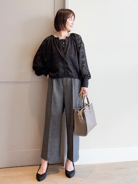 「grove（グローブ）のアイテム」を使った、yamakoさん（レディース・154cm）の秋コーディネート