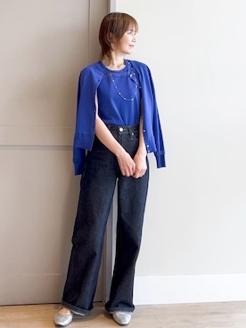 「SOMETHING（サムシング）のアイテム」を使った、yamakoさん（レディース・154cm）の春コーディネート