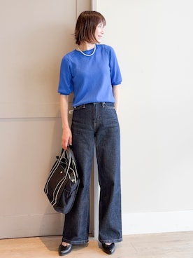 「grove（グローブ）のアイテム」を使った、yamakoさん（レディース・154cm）の春コーディネート