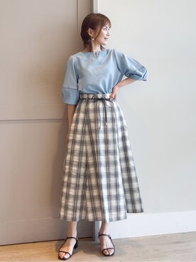 yamakoさん（レディース・154cm）の夏コーディネート