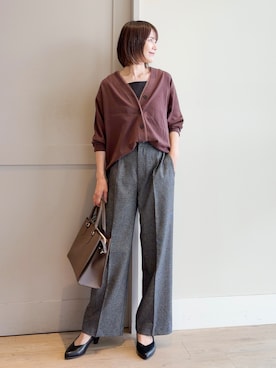 「50代コーデ」｜yamakoさん（レディース・154cm）の秋コーディネート