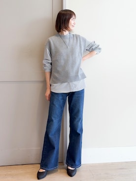 「grove（グローブ）のアイテム」を使った、yamakoさん（レディース・154cm）の秋コーディネート