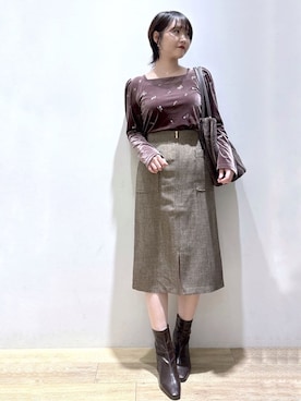 mizukiさん（レディース・160cm）の秋コーディネート