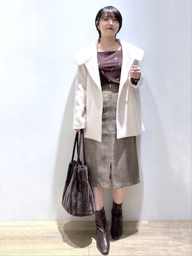 mizukiさん（レディース・160cm）の秋コーディネート