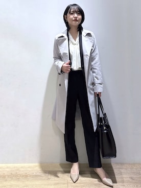 「index（インデックス）のアイテム（バッグ）」を使った、mizukiさん（レディース・160cm）の春コーディネート