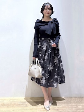 「index（インデックス）のアイテム（バッグ）」を使った、mizukiさん（レディース・160cm）の冬コーディネート