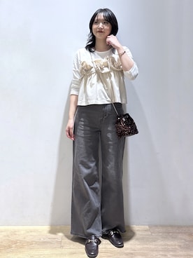 「index（インデックス）のアイテム」を使った、mizukiさん（レディース・160cm）の秋コーディネート