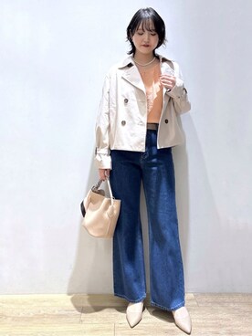 「index（インデックス）のアイテム（バッグ）」を使った、mizukiさん（レディース・160cm）の春コーディネート