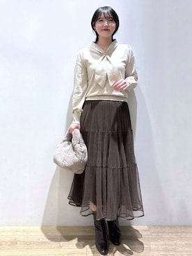 mizukiさん（レディース・160cm）の冬コーディネート