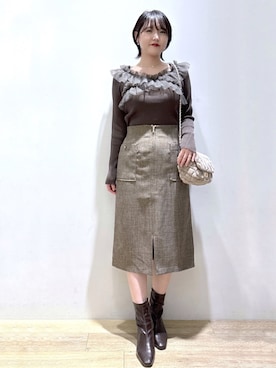 mizukiさん（レディース・160cm）の秋コーディネート