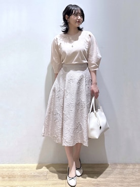 「index（インデックス）のアイテム（バッグ）」を使った、mizukiさん（レディース・160cm）の春コーディネート