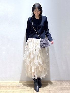 「index（インデックス）のアイテム」を使った、mizukiさん（レディース・160cm）の秋コーディネート