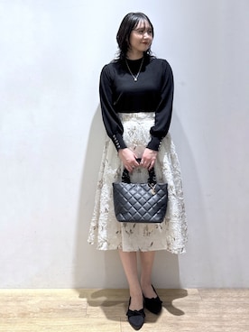 「index（インデックス）のアイテム」を使った、mizukiさん（レディース・160cm）の秋コーディネート