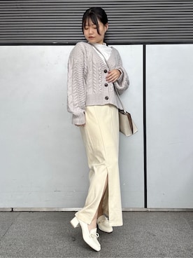 「ESPERANZA（エスペランサ）のアイテム」を使った、まっきーさん（レディース・145cm）の冬コーディネート