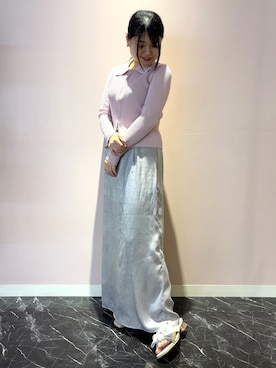 「ESPERANZA（エスペランサ）のアイテム」を使った、まっきーさん（レディース・145cm）の春コーディネート