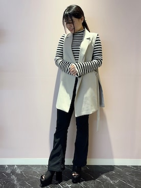 「ESPERANZA（エスペランサ）のアイテム」を使った、まっきーさん（レディース・145cm）の春コーディネート