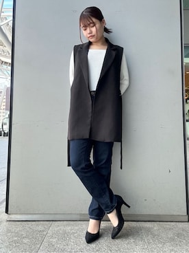 「ESPERANZA（エスペランサ）のアイテム」を使った、まっきーさん（レディース・145cm）の春コーディネート