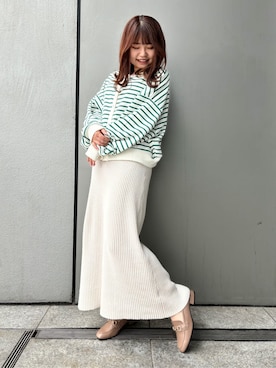 「ESPERANZA（エスペランサ）のアイテム」を使った、まっきーさん（レディース・145cm）の春コーディネート