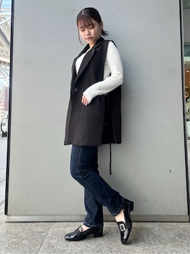 「ESPERANZA（エスペランサ）のアイテム」を使った、まっきーさん（レディース・145cm）の春コーディネート