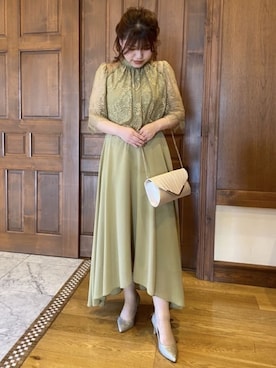 「ESPERANZA（エスペランサ）のアイテム」を使った、まっきーさん（レディース・145cm）の夏コーディネート